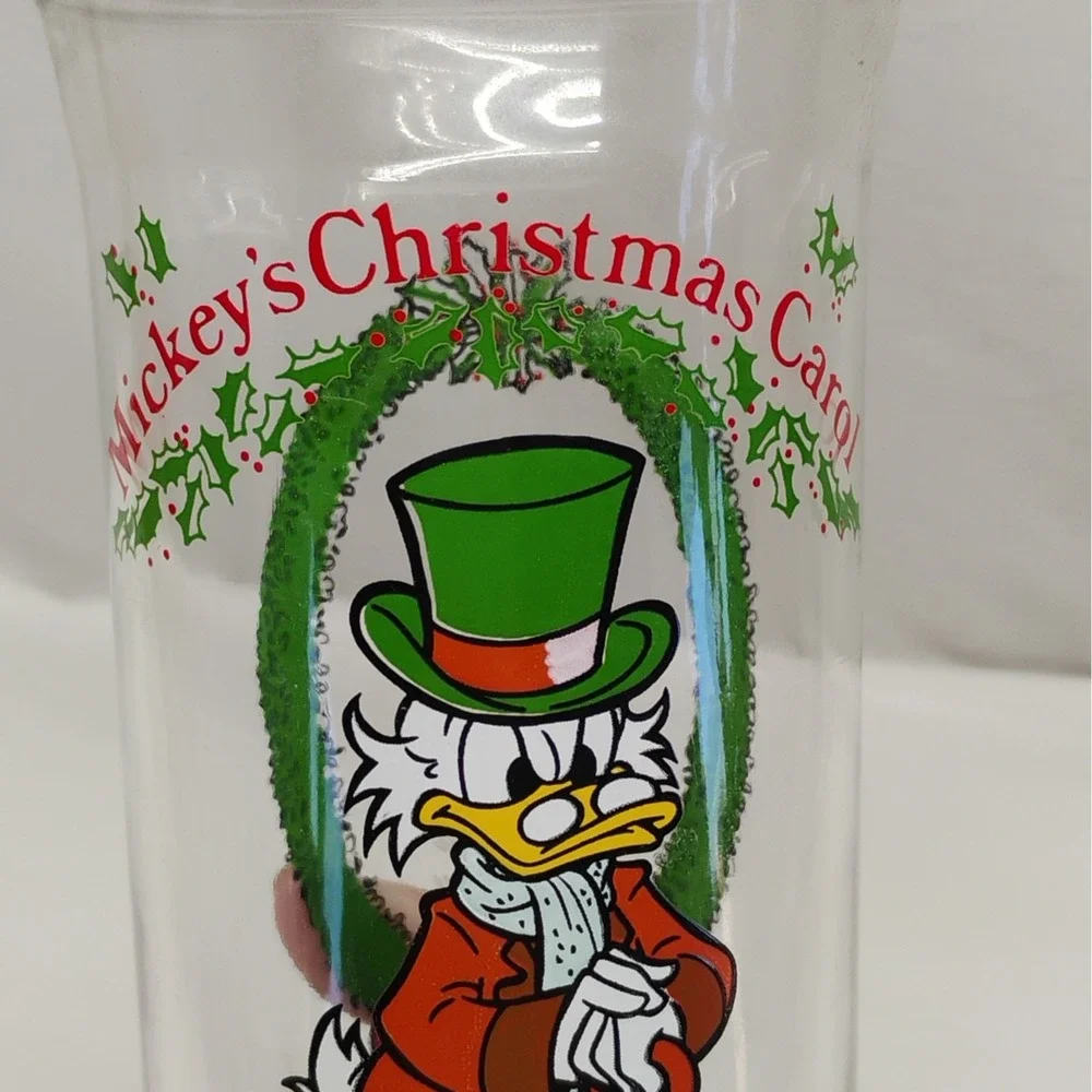 Vintage 1982 Mickey's Christmas Carol Glass Scrooge McDuck Disney Coca Cola Coke